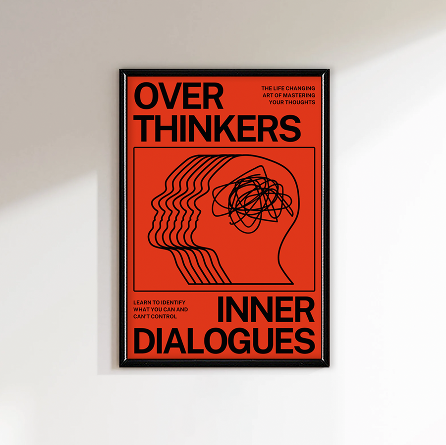 Over Thinkers Inner Dialogues (Black - Red)