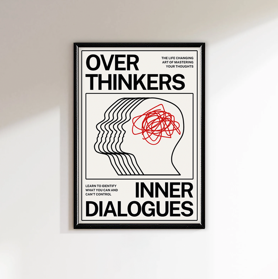 Over Thinkers Inner Dialogues (Red)