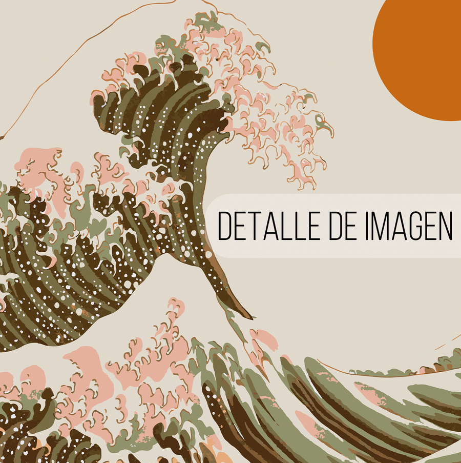 La Gran Ola Vintage Poster - Katsushika Hokusai