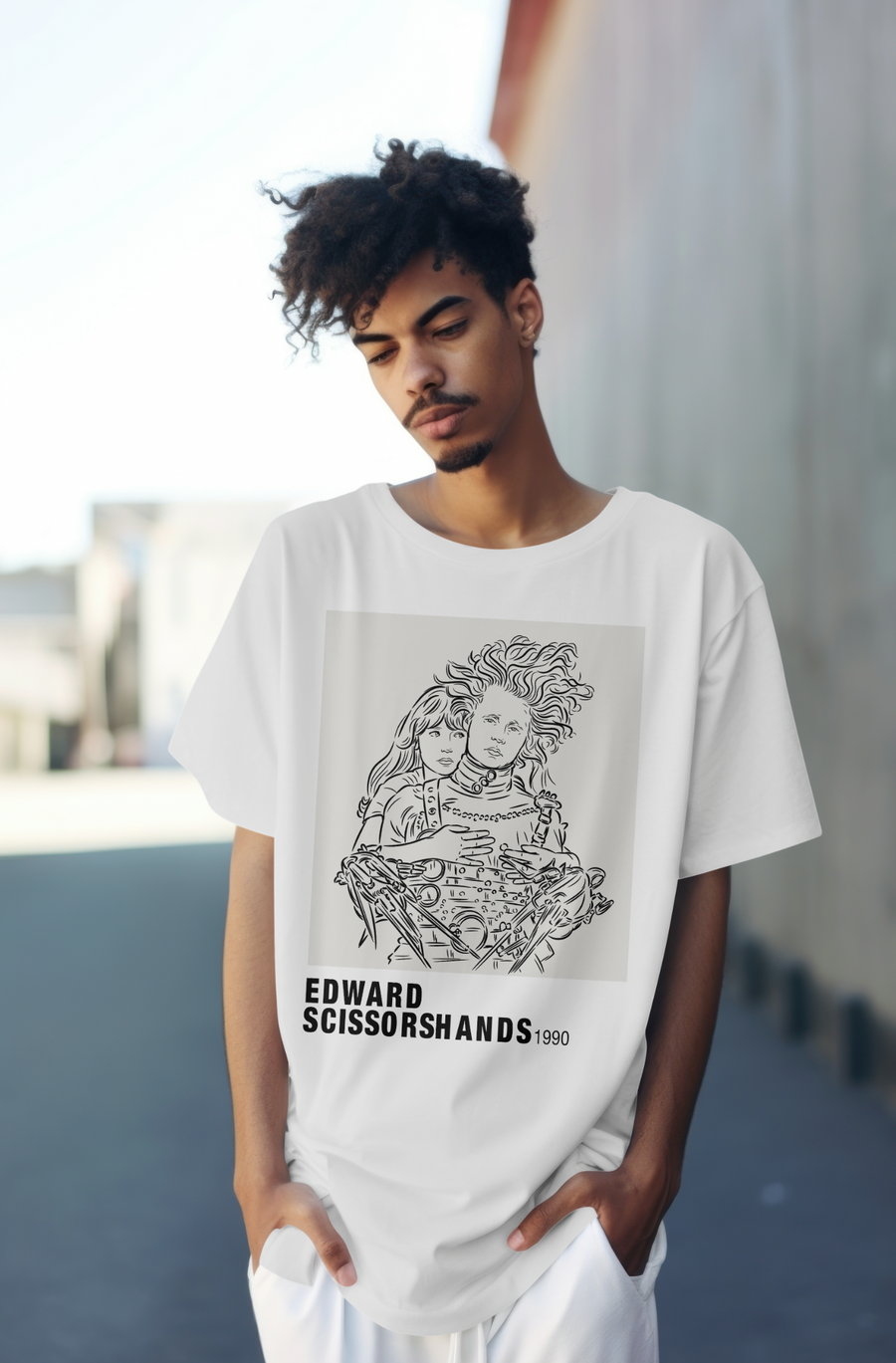 Edward Scissors Hands, Tim Burton - Playera de manga corta