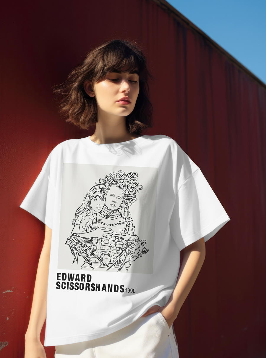 Edward Scissors Hands, Tim Burton - Playera de manga corta