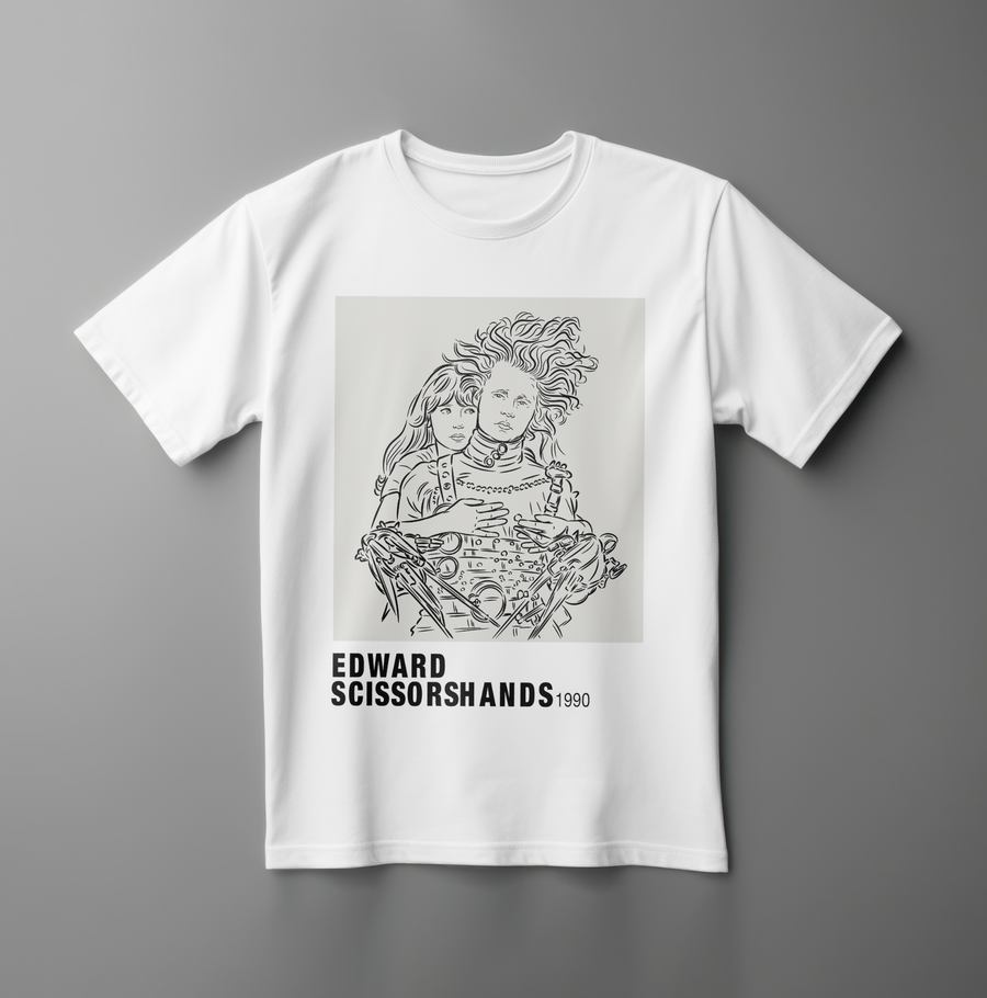 Edward Scissors Hands, Tim Burton - Playera de manga corta