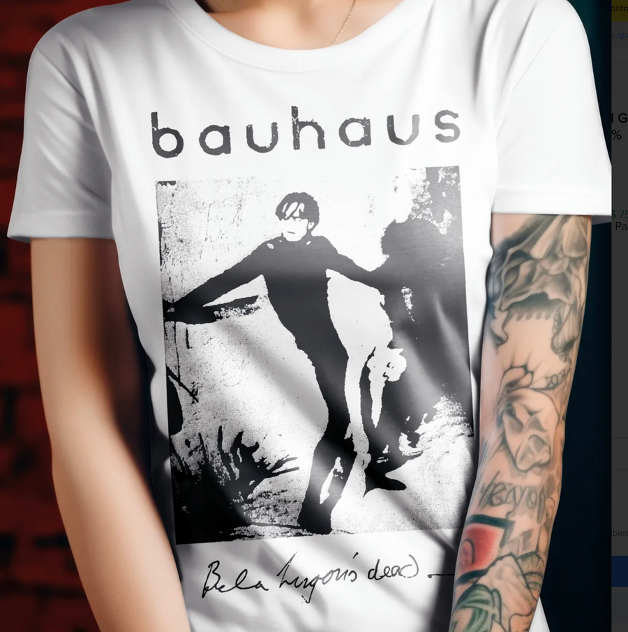 Bauhaus Bela Lugosi's Dead - Playera de manga corta