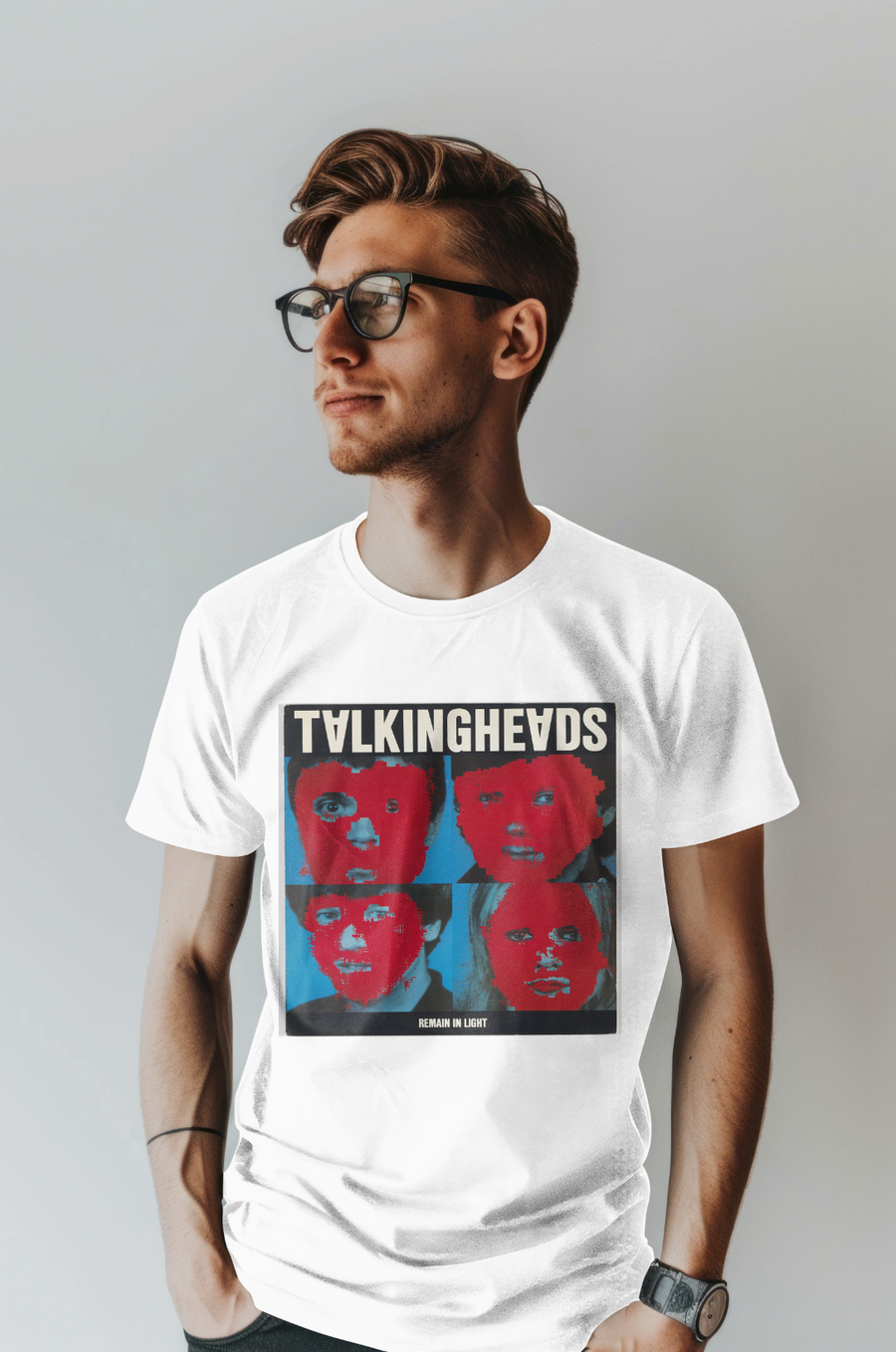 Talking Heads, Remain in Light - Playera de manga corta
