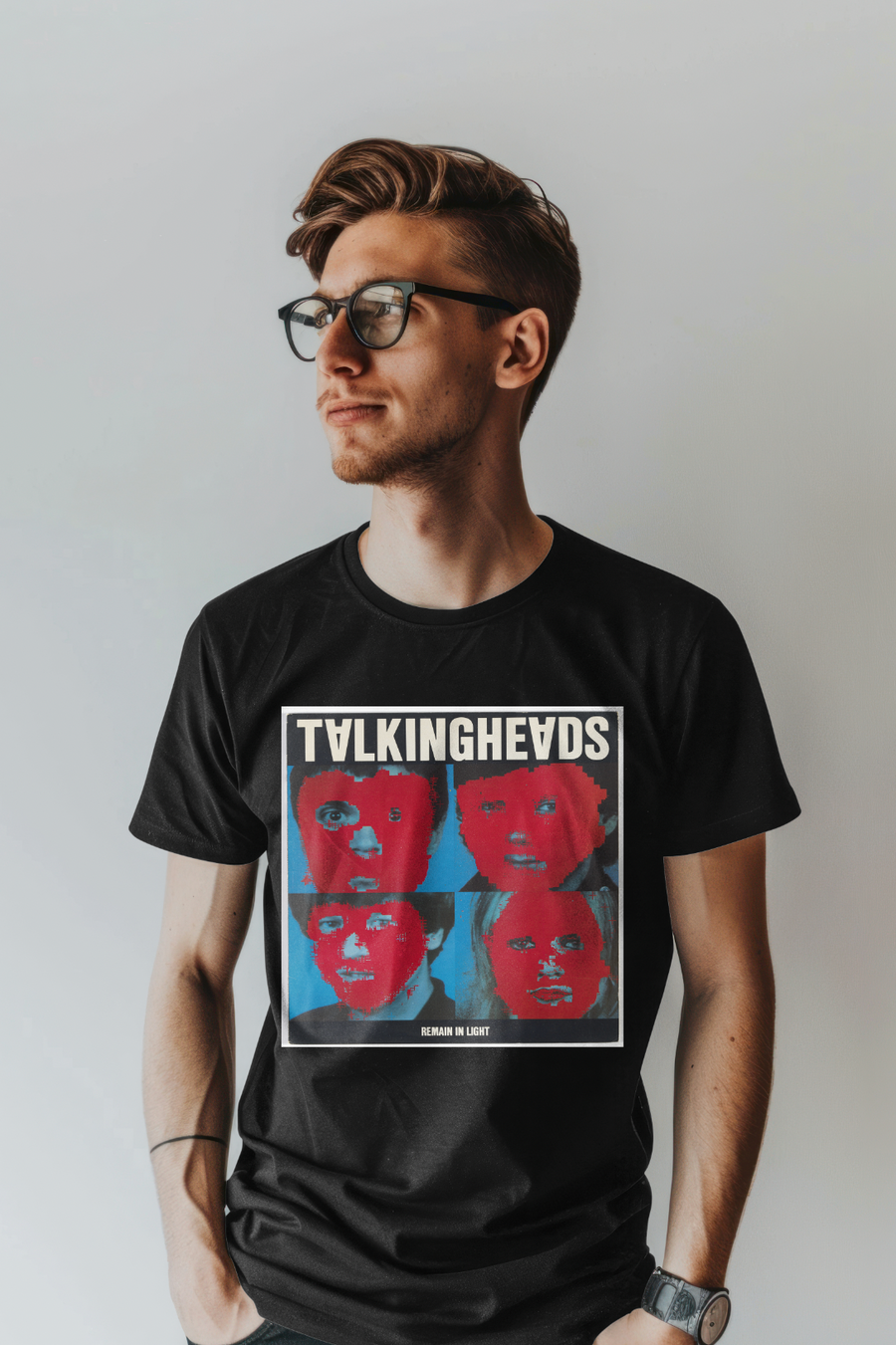 Talking Heads, Remain in Light - Playera de manga corta