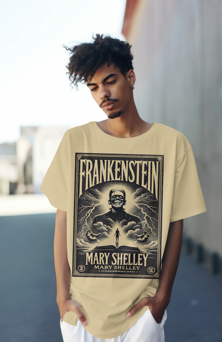 Frankenstein, Mary Shelly - Playera de manga corta