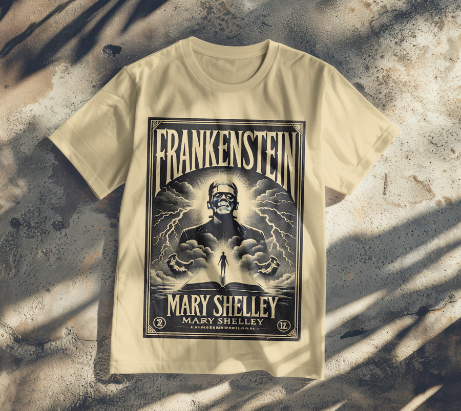 Frankenstein, Mary Shelly - Playera de manga corta