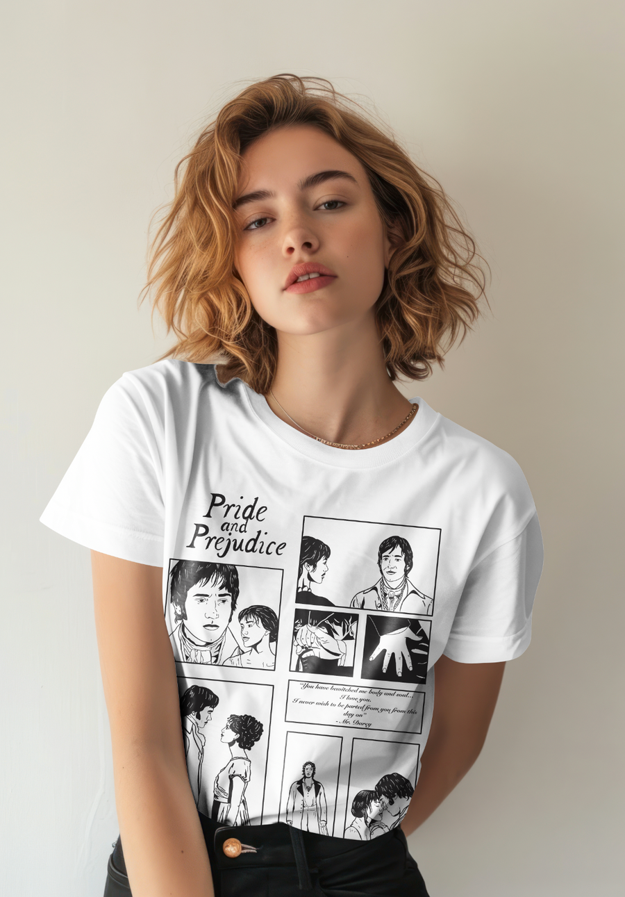 Orgullo y Prejuicio (Pride and Prejudice) - Playera de manga corta