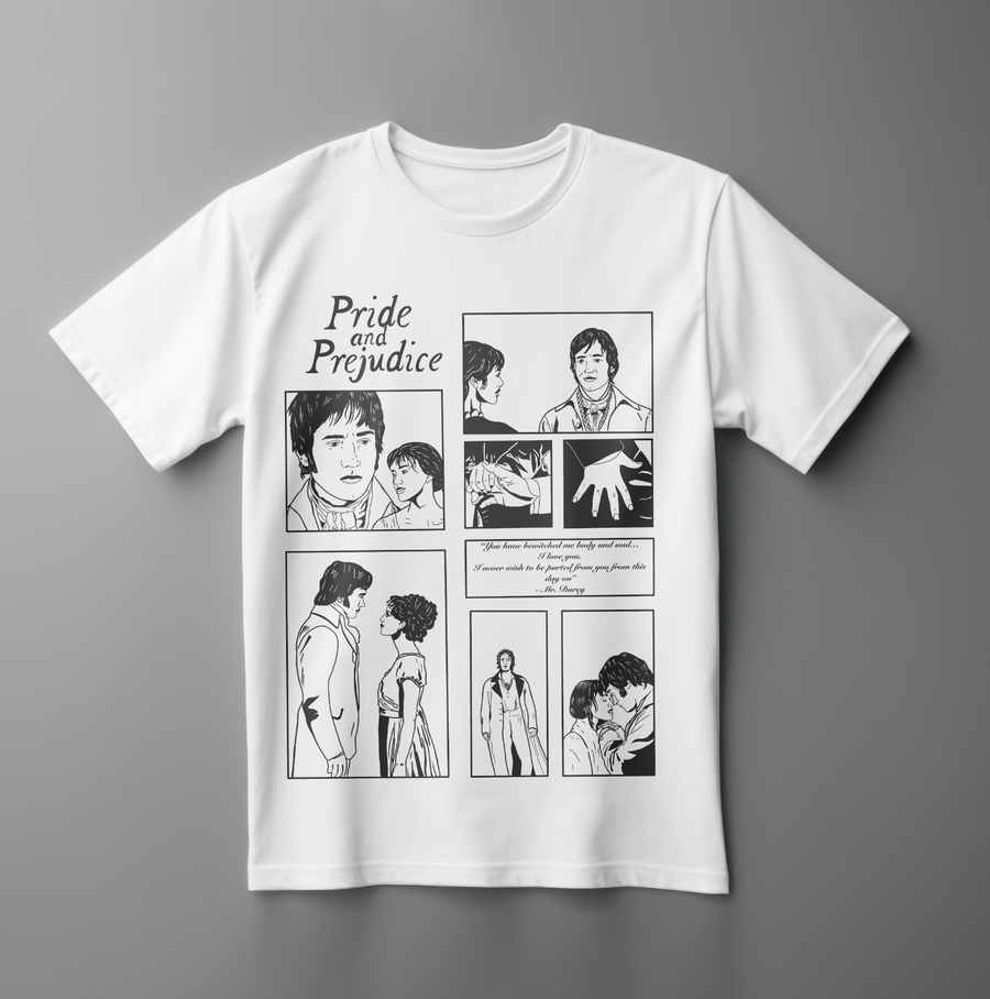 Orgullo y Prejuicio (Pride and Prejudice) - Playera de manga corta