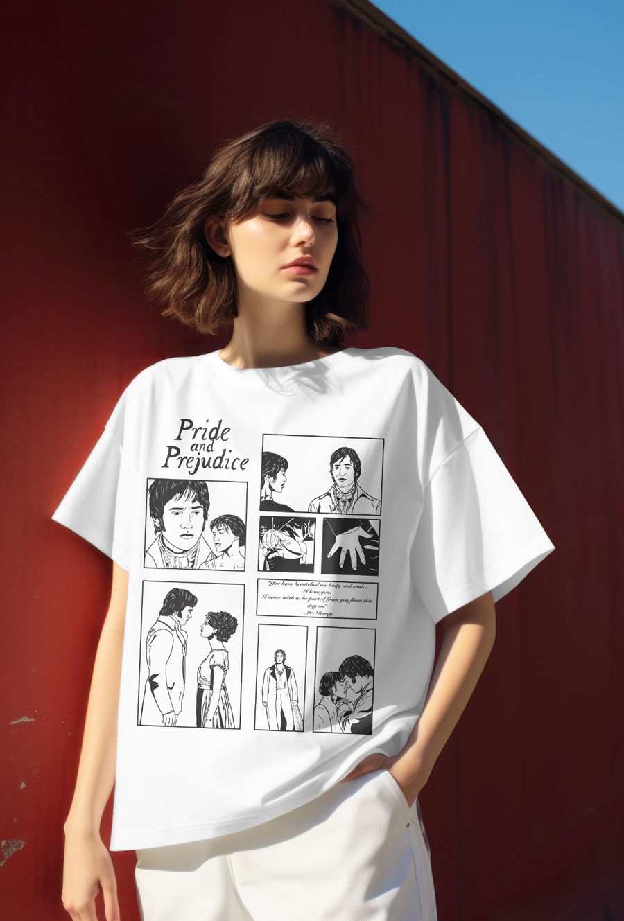Orgullo y Prejuicio (Pride and Prejudice) - Playera de manga corta