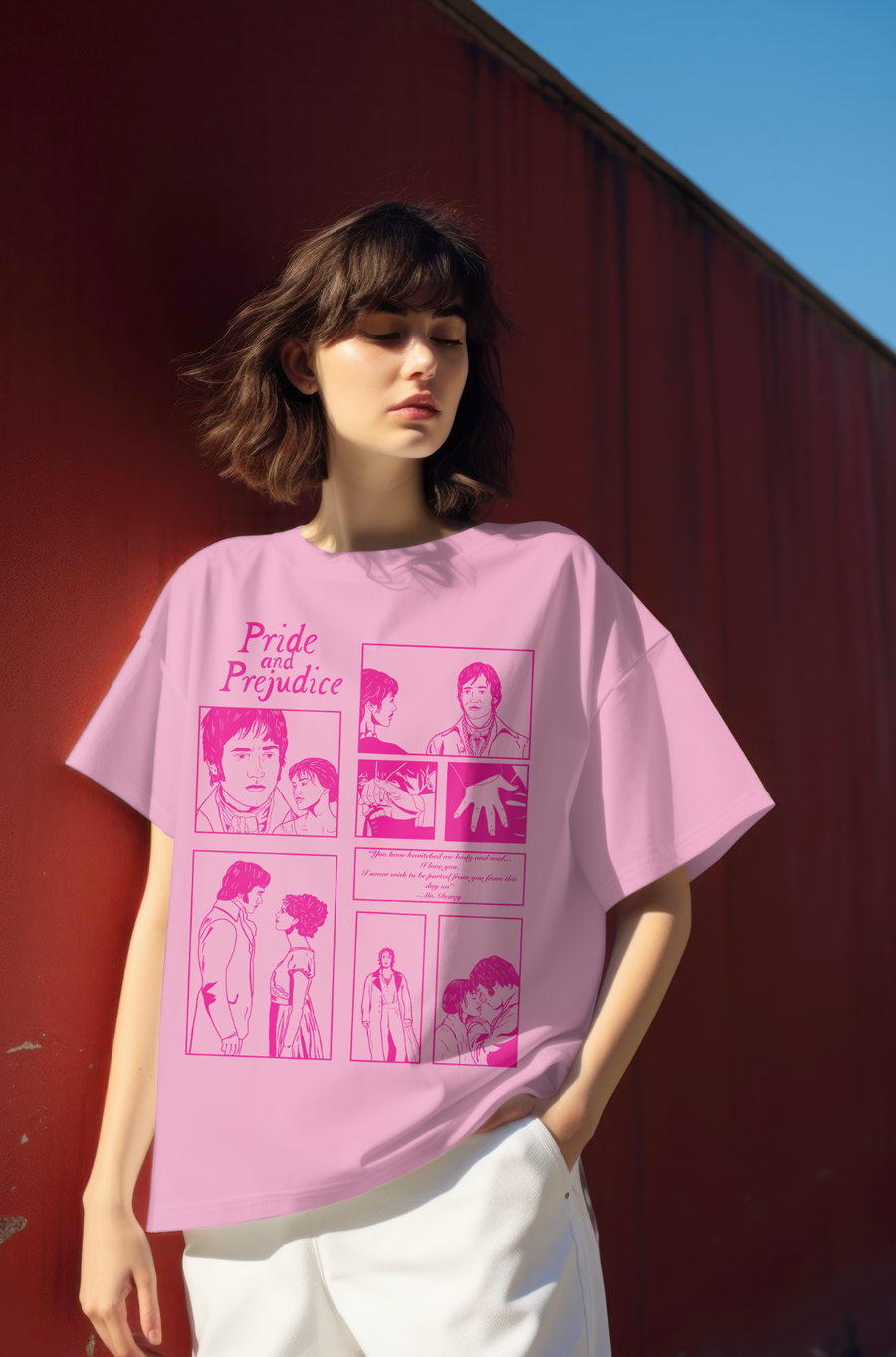 Orgullo y Prejuicio (Pride and Prejudice) - Playera de manga corta