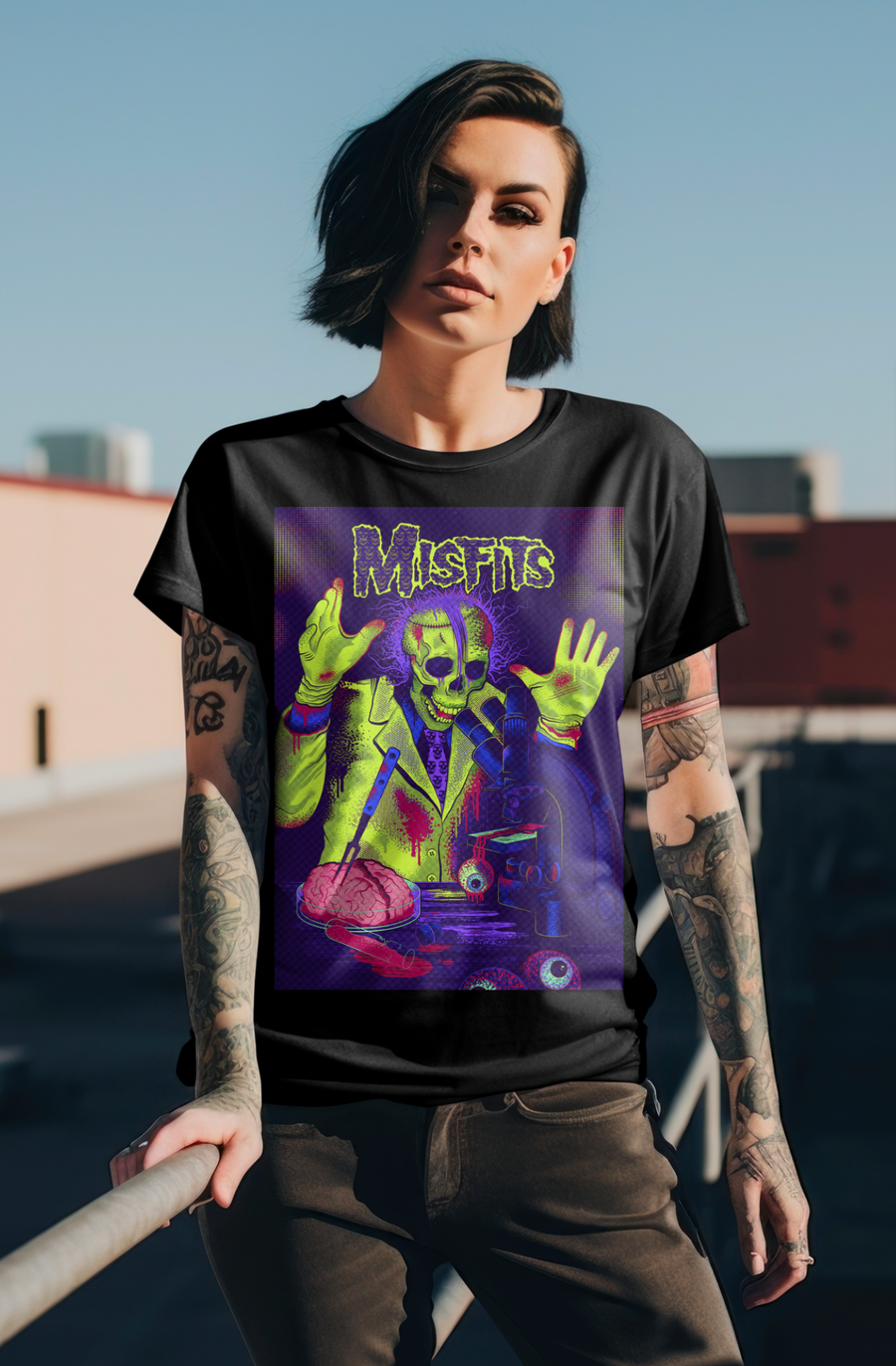 Misfits- Playera de manga corta