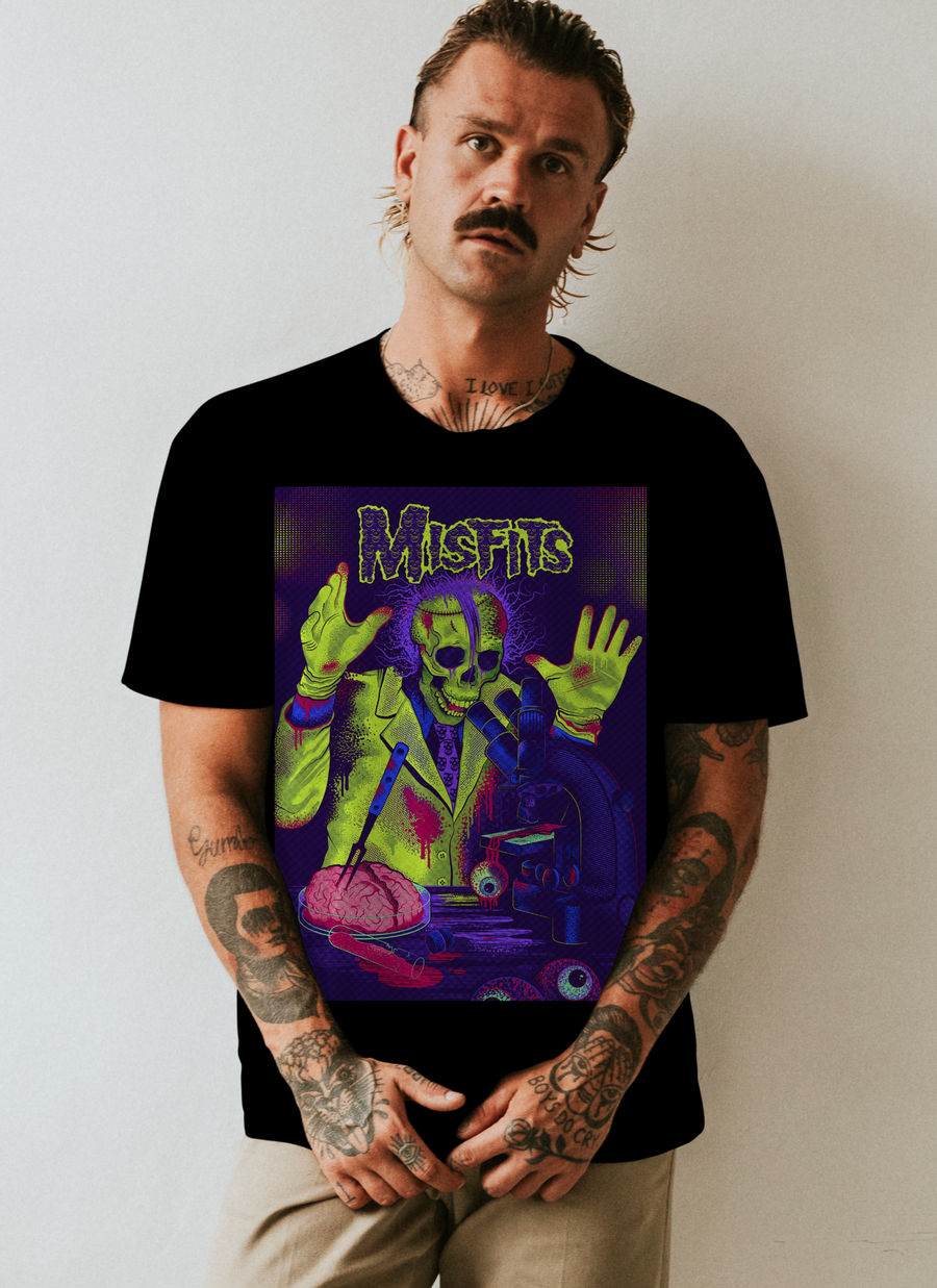 Misfits- Playera de manga corta