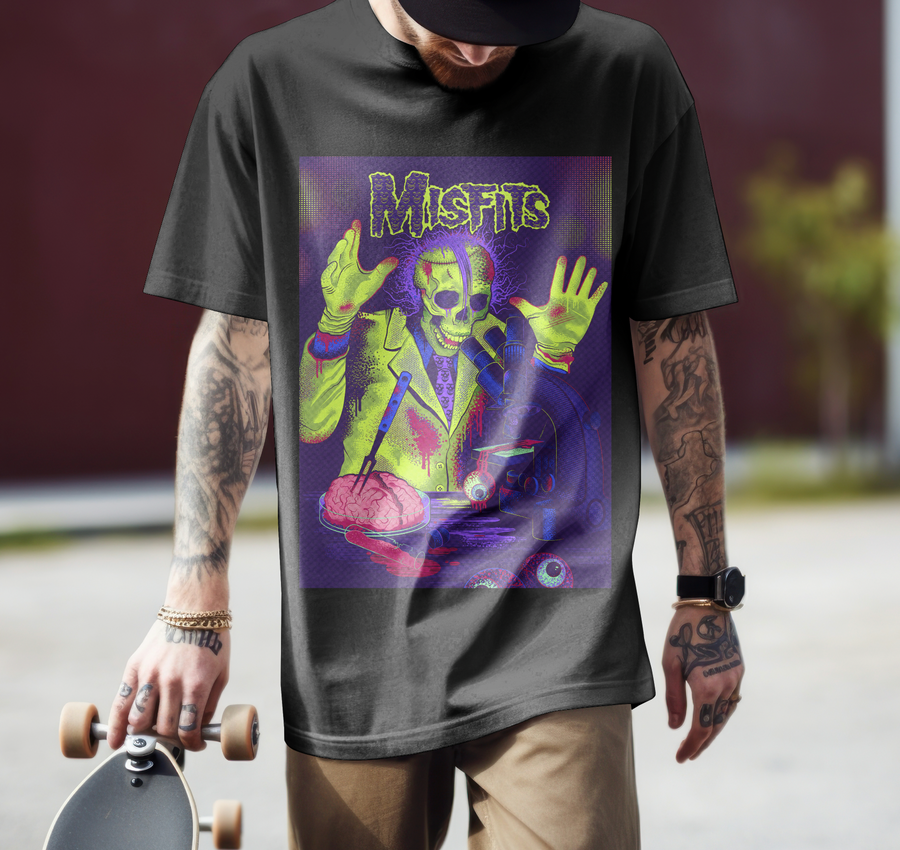 Misfits- Playera de manga corta