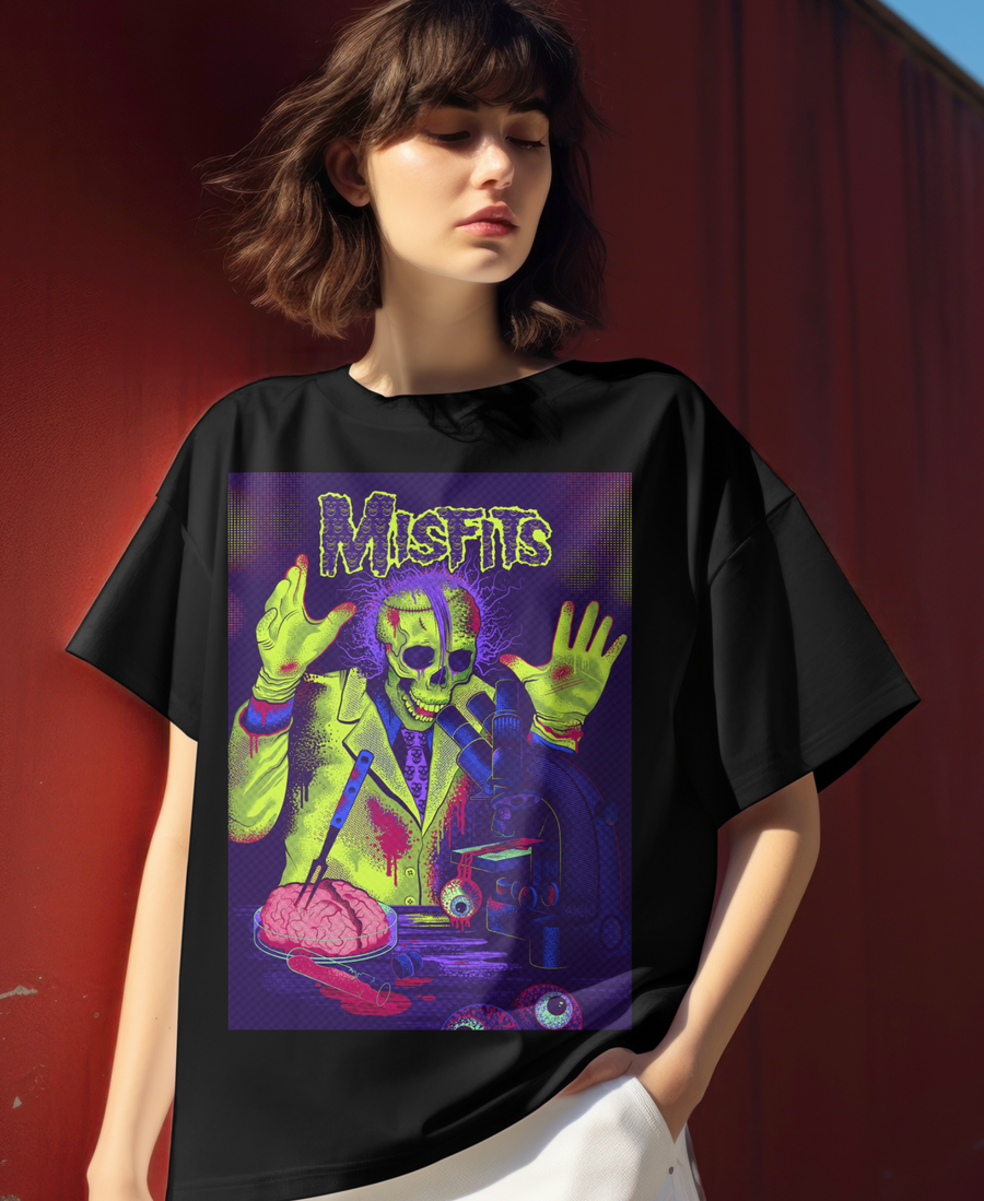 Misfits- Playera de manga corta