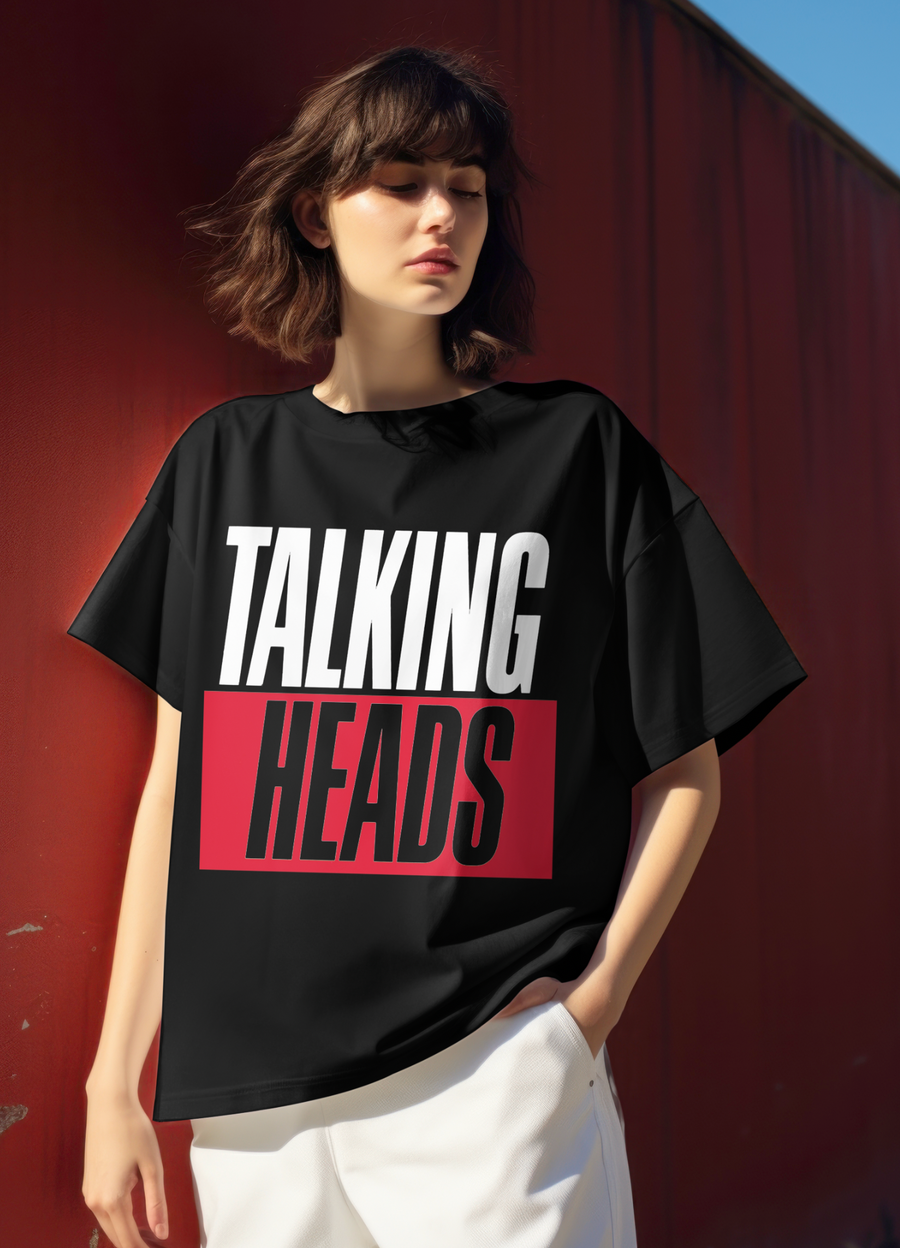 Talking Heads,True Stories- Playera de manga corta