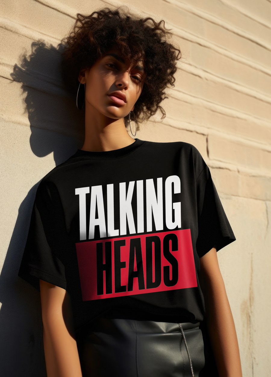 Talking Heads,True Stories- Playera de manga corta