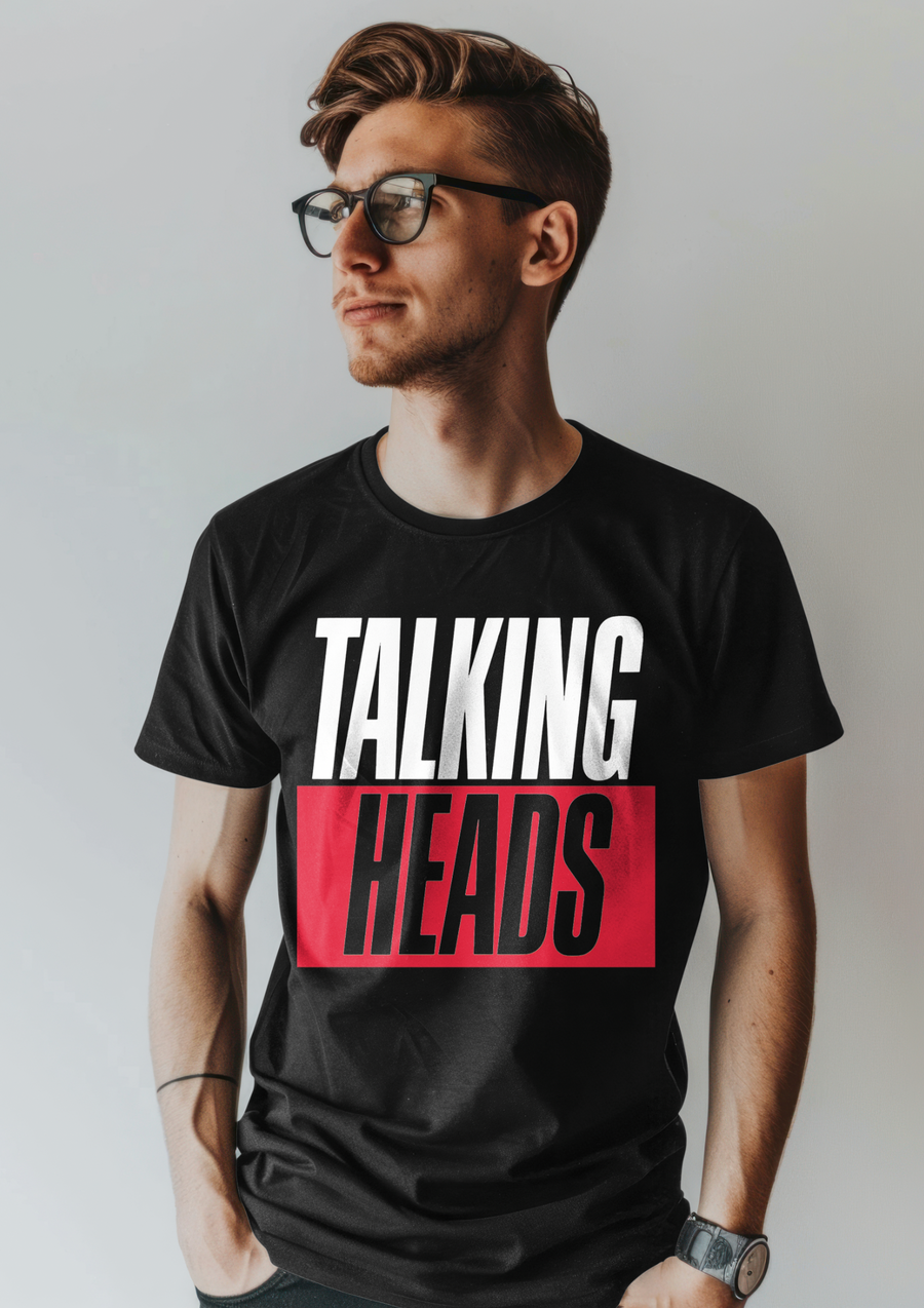 Talking Heads,True Stories- Playera de manga corta