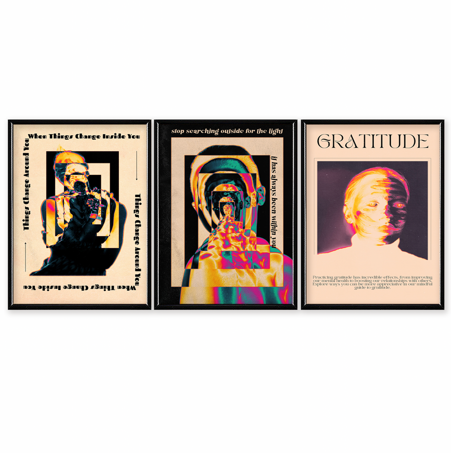 Retro Aesthetic 70's  Set