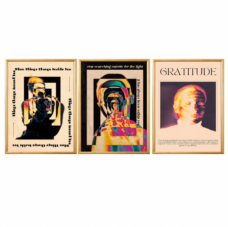 Retro Aesthetic 70's  Set