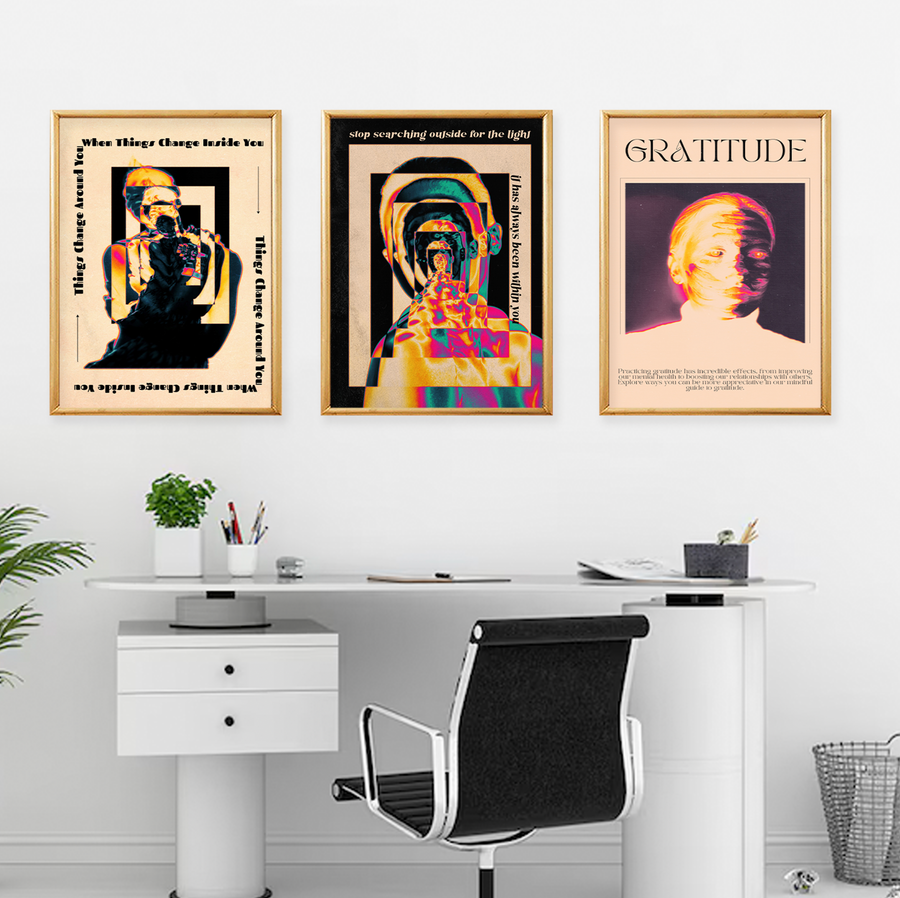 Retro Aesthetic 70's  Set