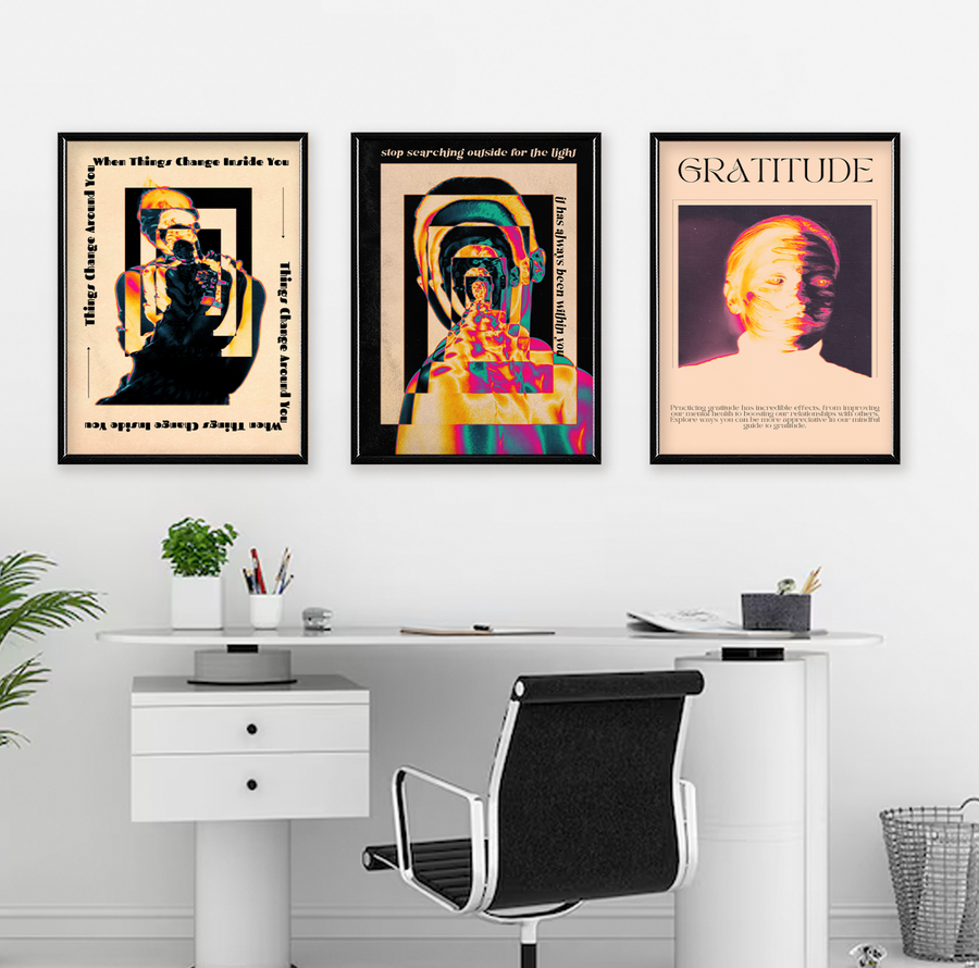 Retro Aesthetic 70's  Set