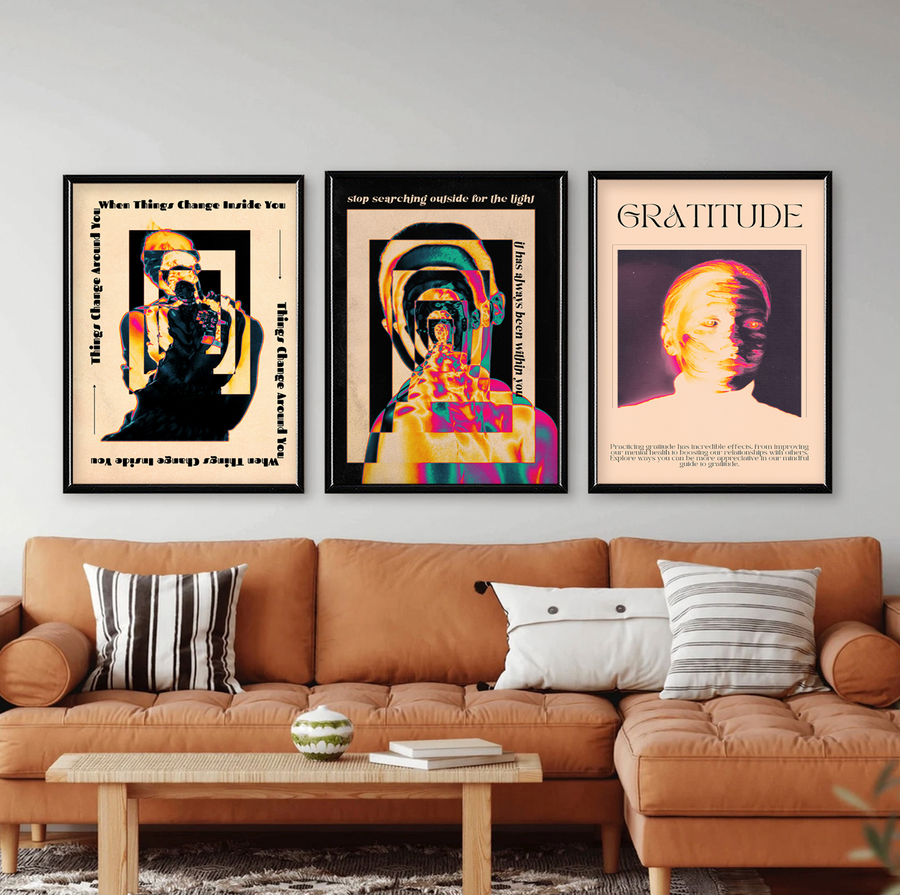 Retro Aesthetic 70's  Set