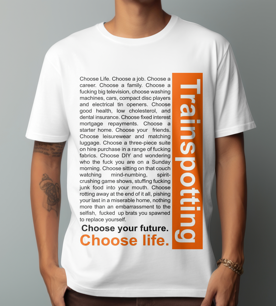 Trainspotting - Playera de manga corta