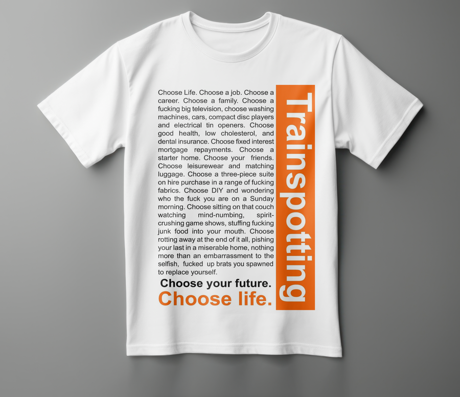 Trainspotting - Playera de manga corta
