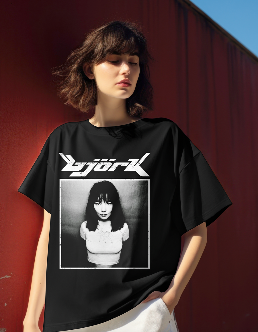 Björk - Playera de manga corta