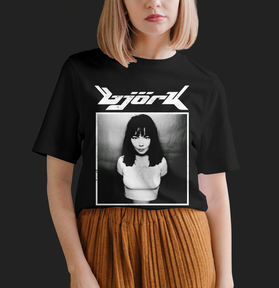 Björk - Playera de manga corta