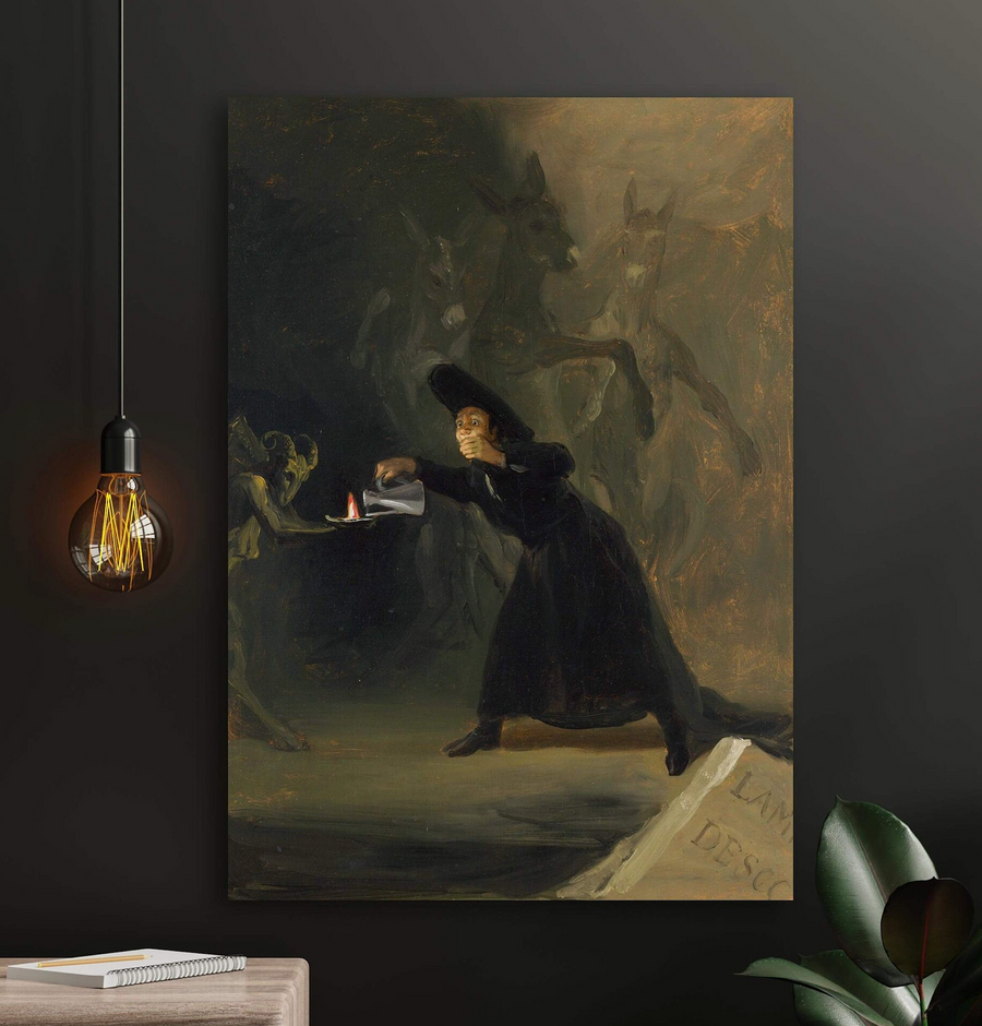 El hombre embrujado (1798) - Francisco de Goya
