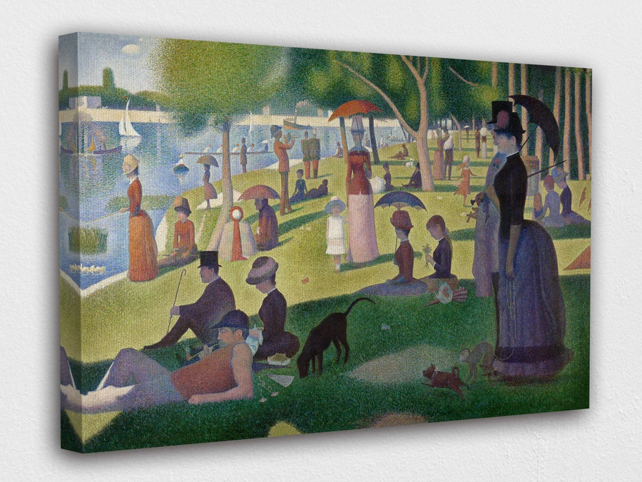 Georges Seurat - Un domingo por la tarde en la isla de La Grande Jatte