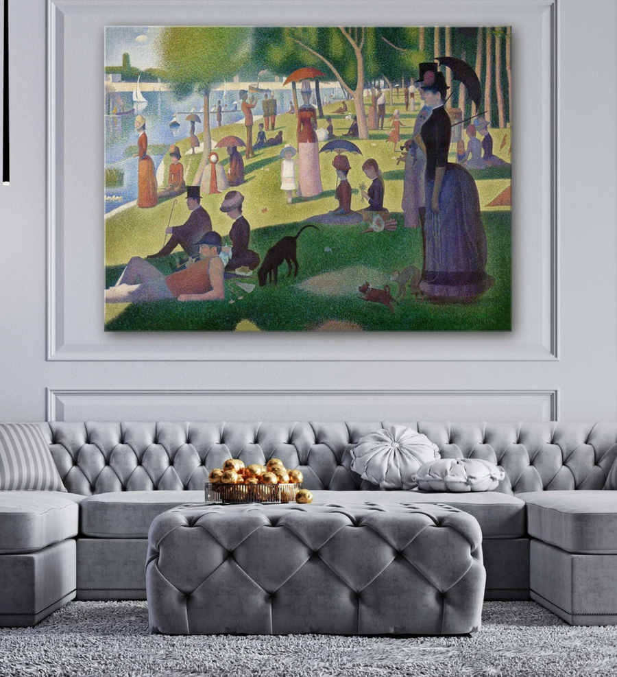 Georges Seurat - Un domingo por la tarde en la isla de La Grande Jatte
