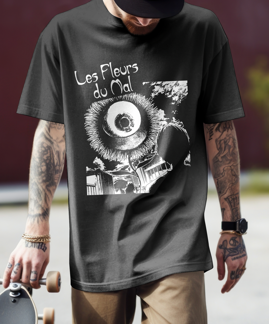 Les Fleurs du Mal, Charles Baudelaire - Playera de manga corta