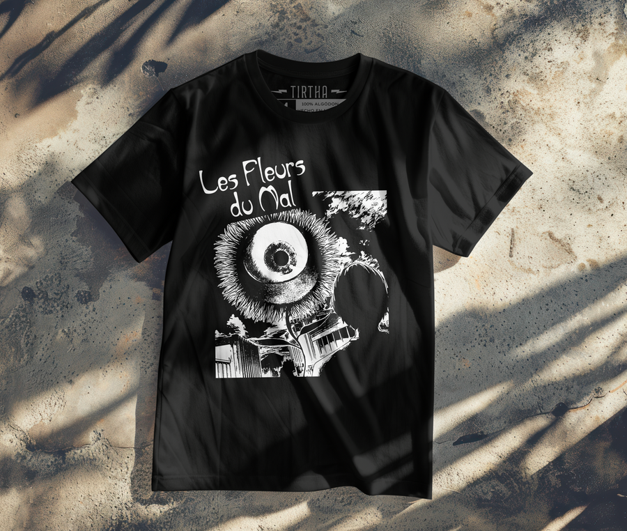 Les Fleurs du Mal, Charles Baudelaire - Playera de manga corta