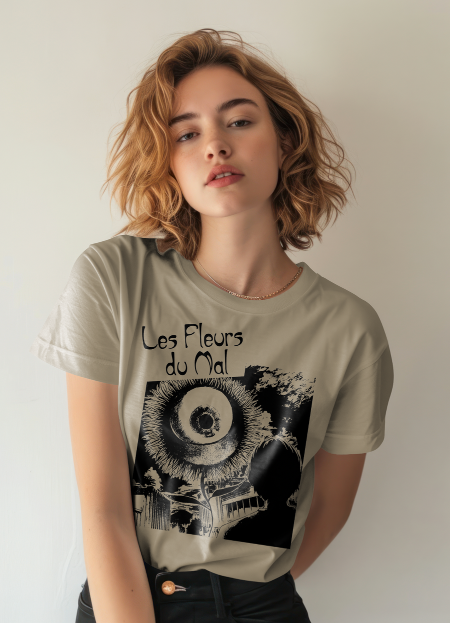 Les Fleurs du Mal, Charles Baudelaire - Playera de manga corta