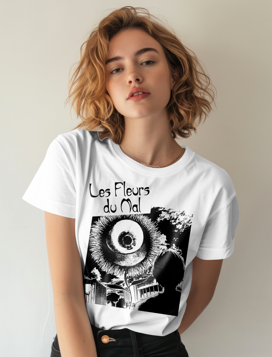 Les Fleurs du Mal, Charles Baudelaire - Playera de manga corta