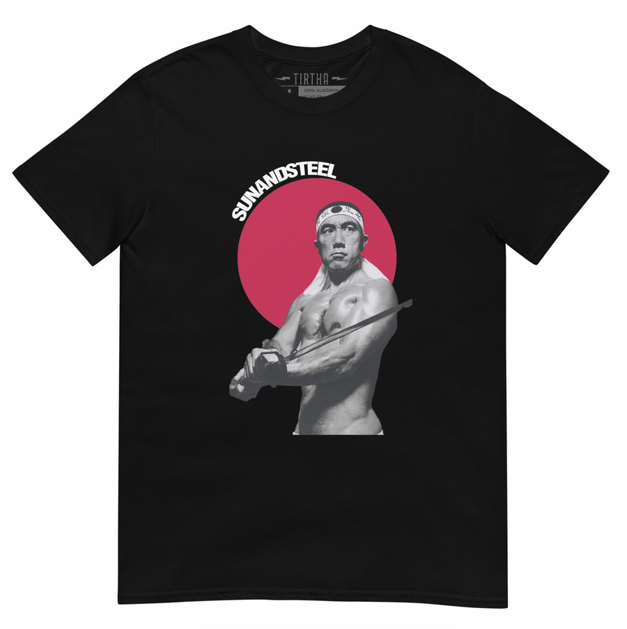 Yukio Mishima Sun and Steel - Playera de manga corta