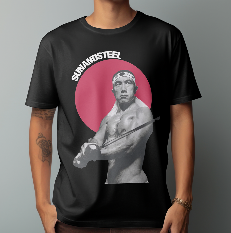 Yukio Mishima Sun and Steel - Playera de manga corta