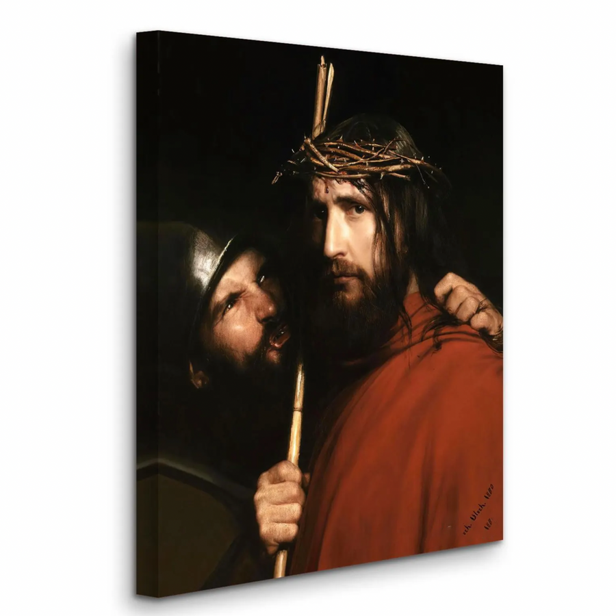 Cristo con soldado burlón (1880) - Carl Bloch