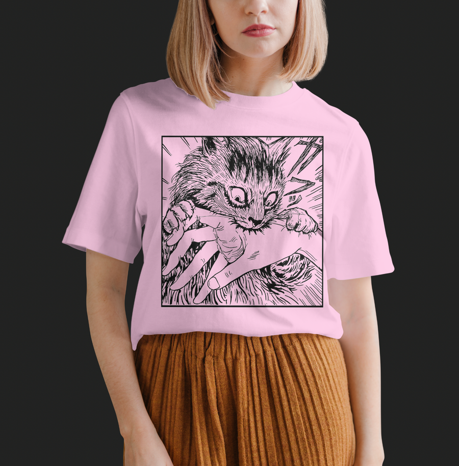 Junji Ito, Cat Bite - Playera de manga corta