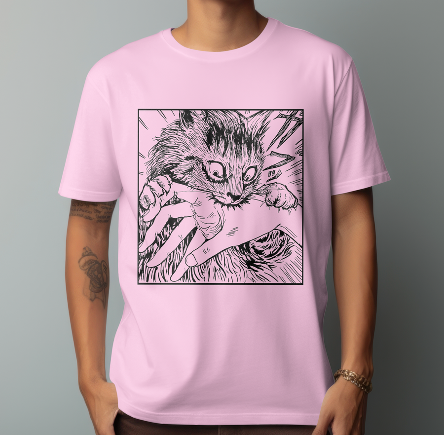 Junji Ito, Cat Bite - Playera de manga corta