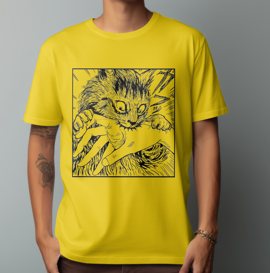 Junji Ito, Cat Bite - Playera de manga corta