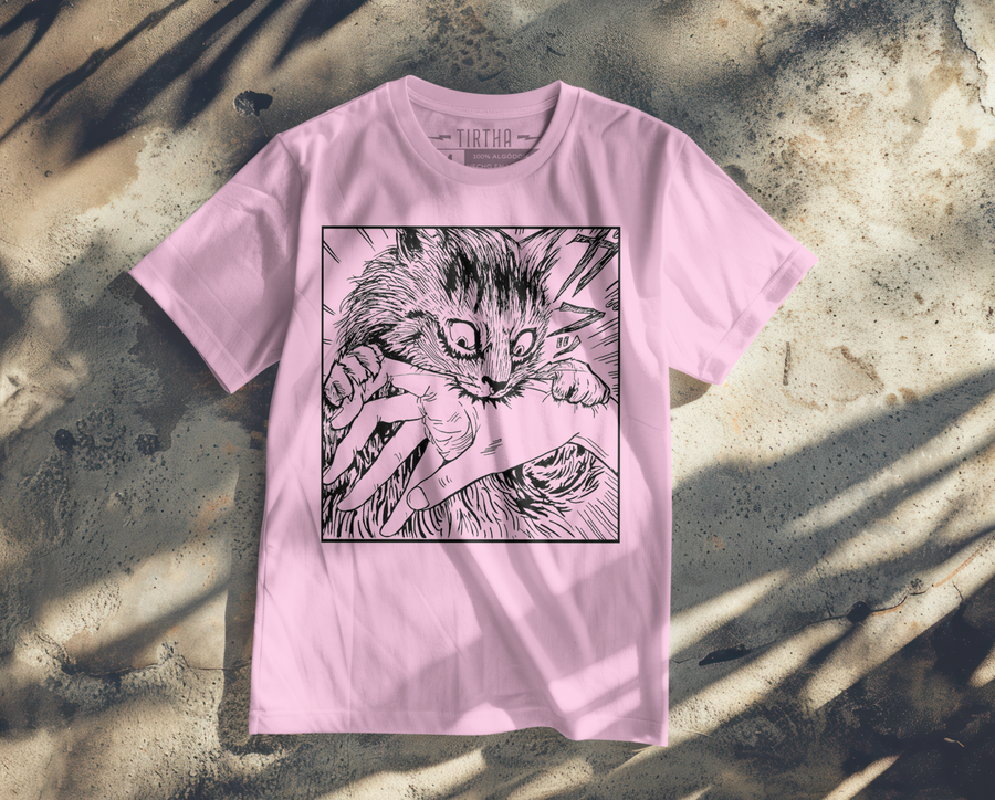 Junji Ito, Cat Bite - Playera de manga corta