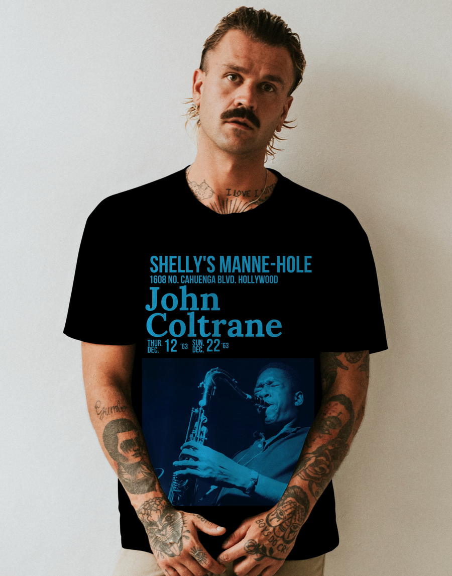 John Coltrane- Playera de manga corta
