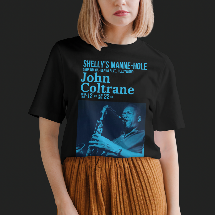 John Coltrane- Playera de manga corta