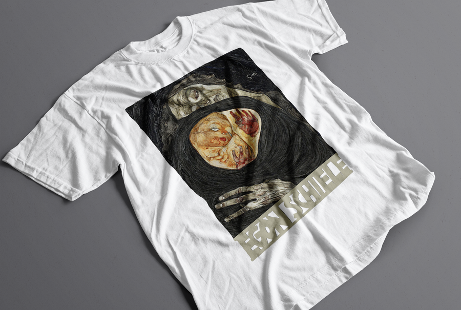 Egon Schiele, Mother - Playera de manga corta
