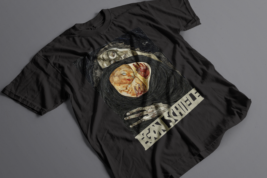 Egon Schiele, Mother - Playera de manga corta