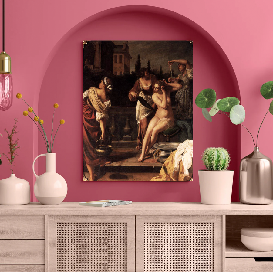 Betsabé en el baño (1650) - Artemisia Gentileschi